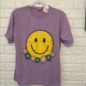 #094. Purple Smiley Face T-Shirt